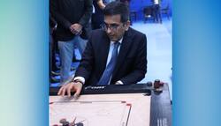 CJI चन्द्रचूड़ ने कैरम तो, Justice रस्तोगी ने TT पर आजमाए हाथ