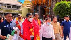 Chief Justice of India D.Y. Chandrachud ने जगन्नाथ मंदिर में किए दर्शन, आज करेंगे राष्ट्रीय सम्मेलन का उद्घाटन