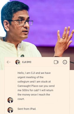 सीजेआई डीवाई चंद्रचूड़ के नाम पर साइबर फ्रॉड!